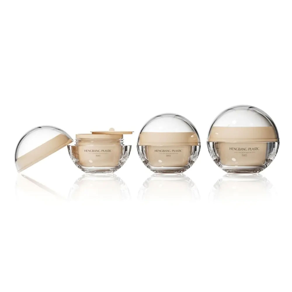 HB-G002 双壁塑料亚克力身体霜罐